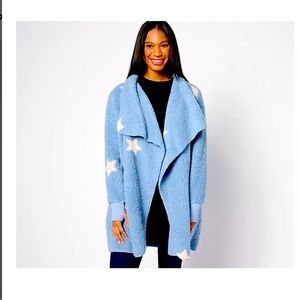 NWOT COzY! Bumble Bella Sherpa Cascading Cardigan XXS